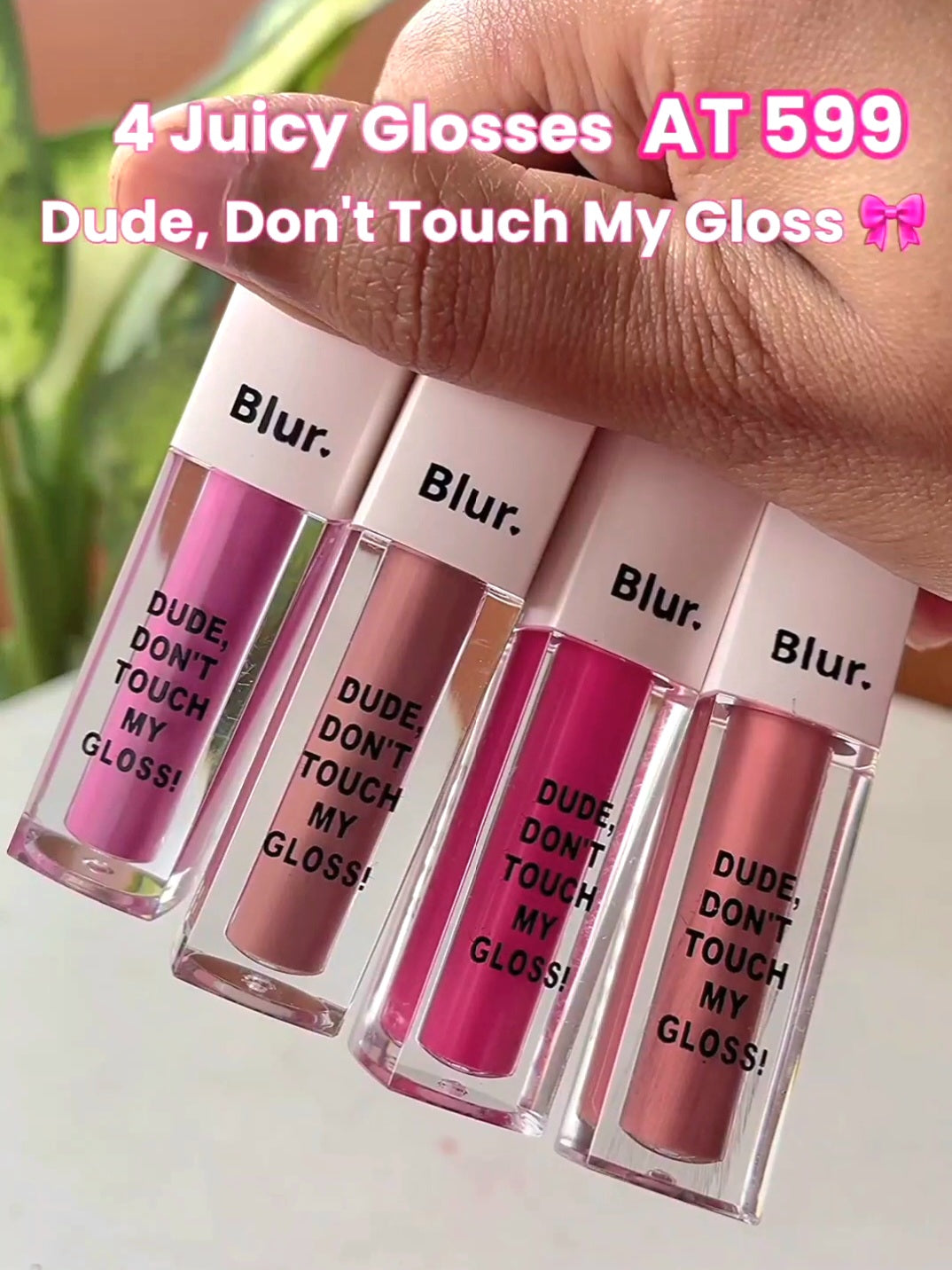 Dude, Don't Touch My Gloss MINI | Pigmented AF, Non Sticky Mini Gloss