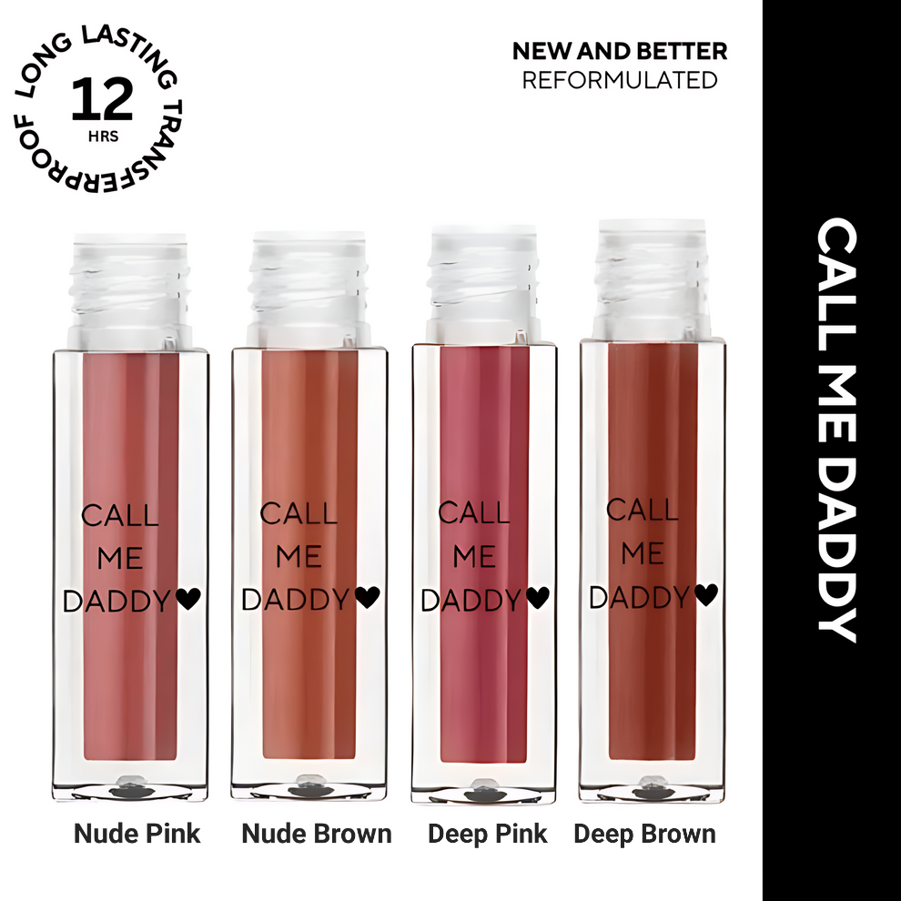 Call Me Daddy Liquid Lipstick MINI | Pigmented AF, Non-sticky + Matte Lipstick